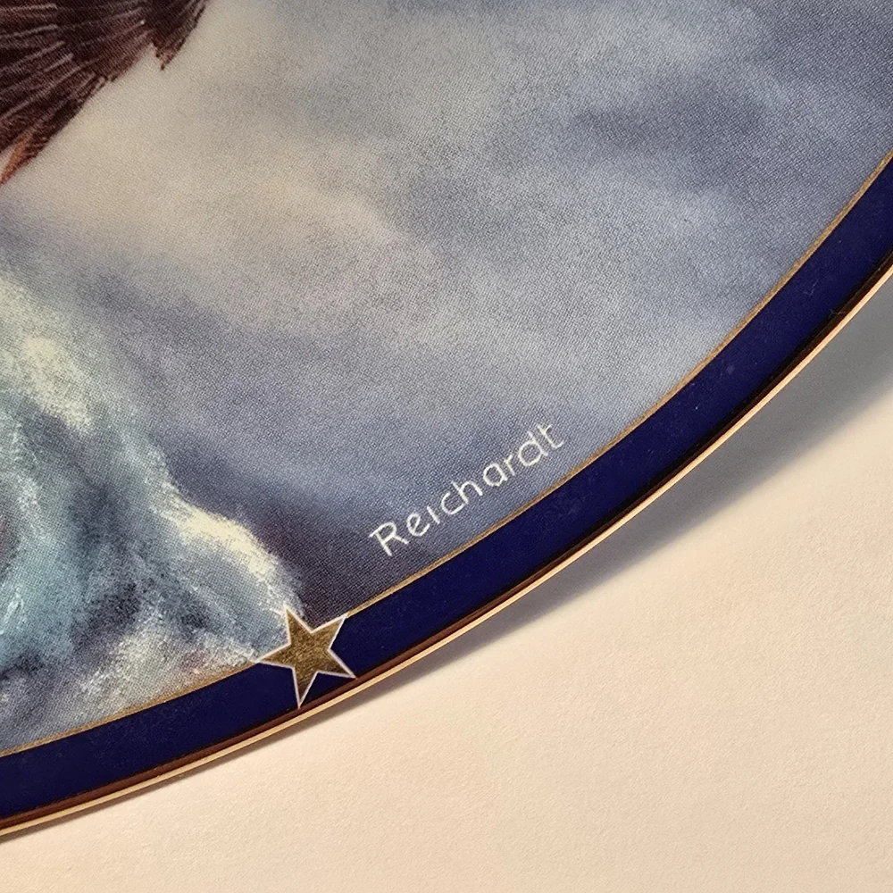 Danbury Mint Statute Of Liberty Plate By Rudi Reichardt Limited Edition Numbered